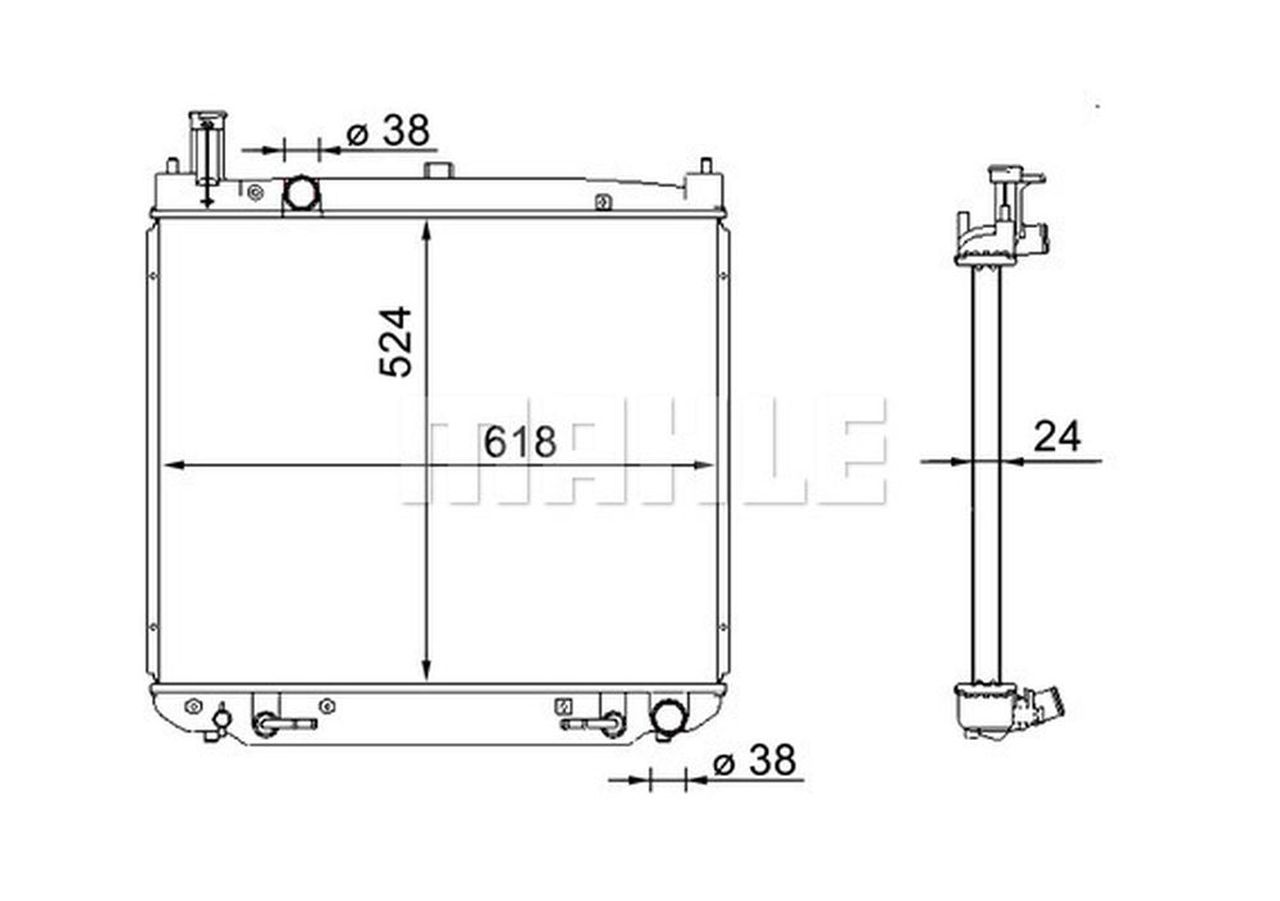 MAHLE PC Radiator CR1577000S