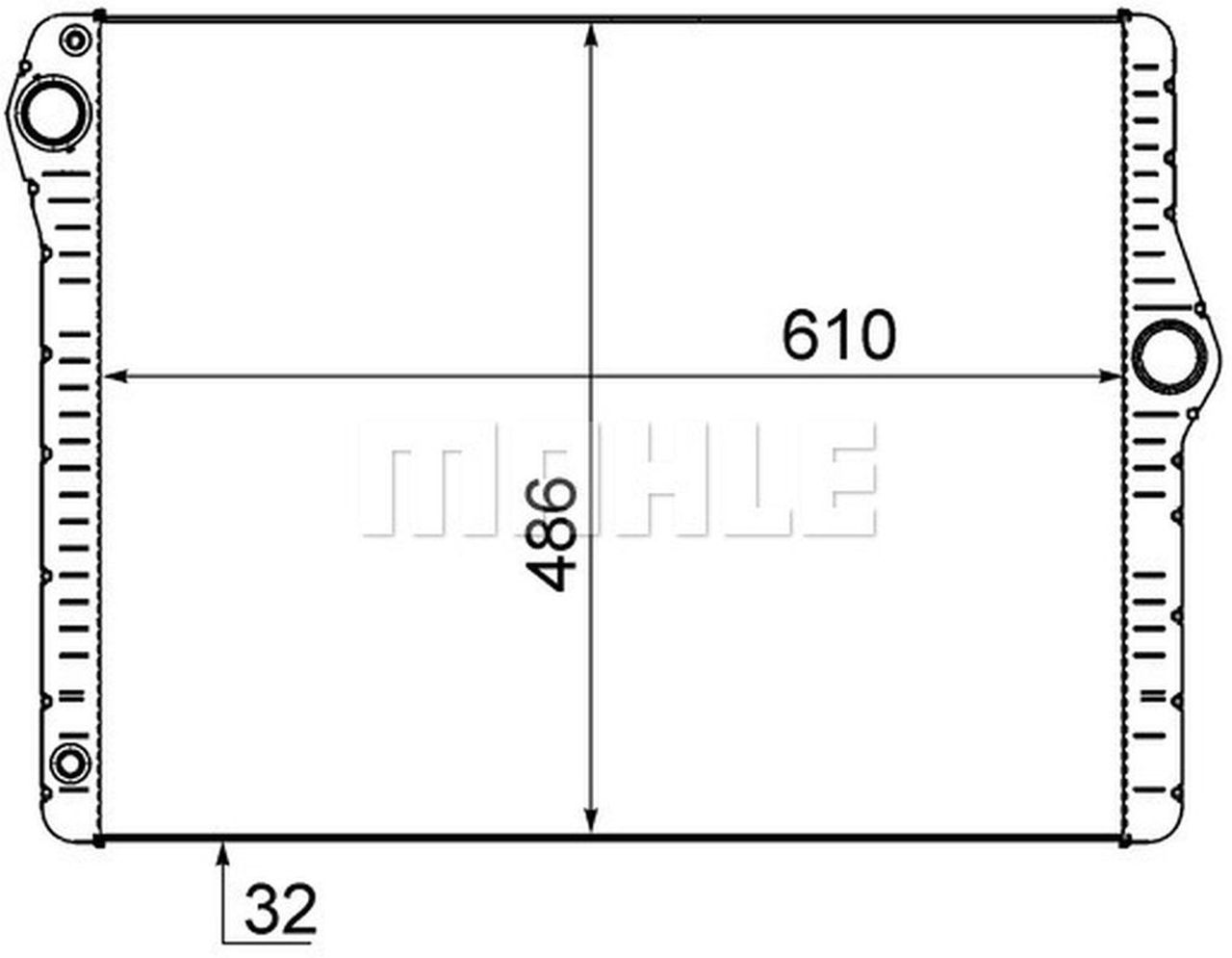 MAHLE PC Radiator CR1585000S