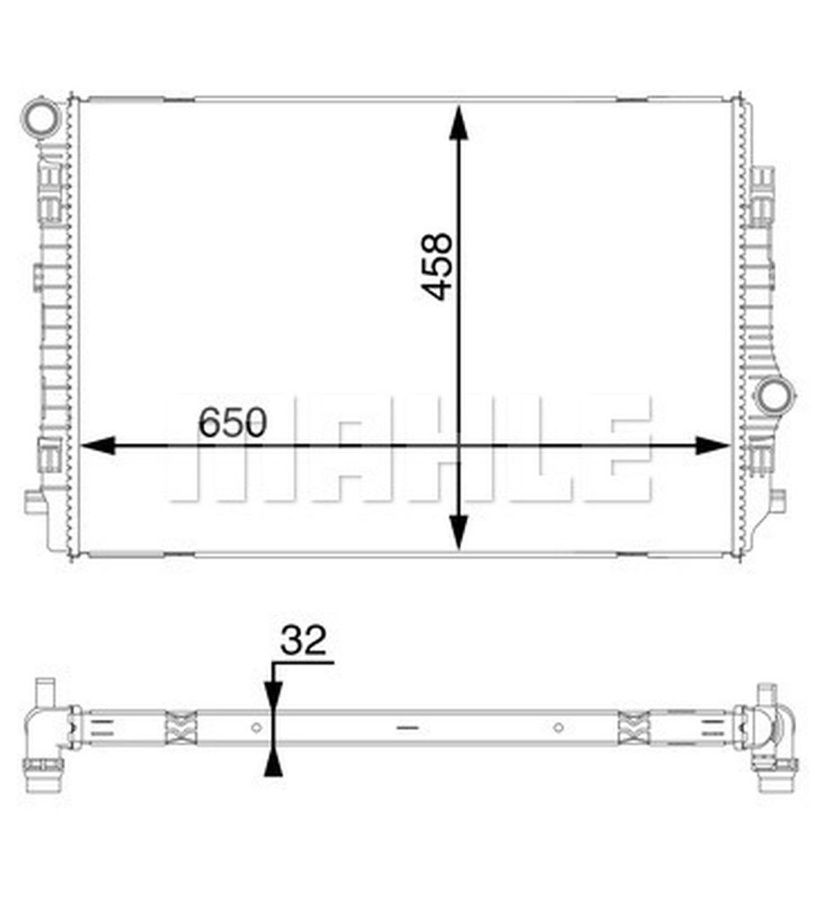 MAHLE PC Radiator CR1593000S