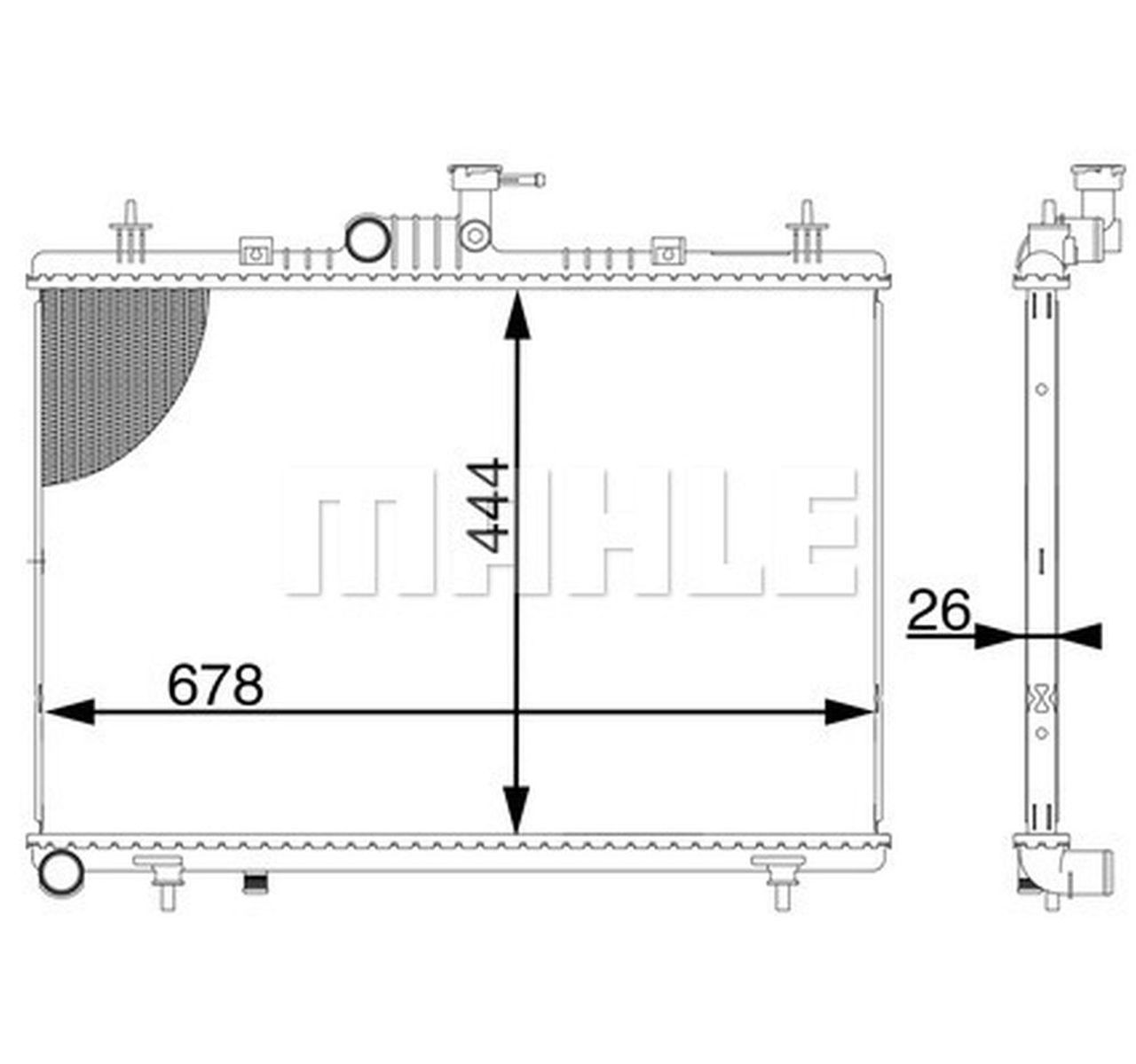 MAHLE PC Radiator CR1605000S