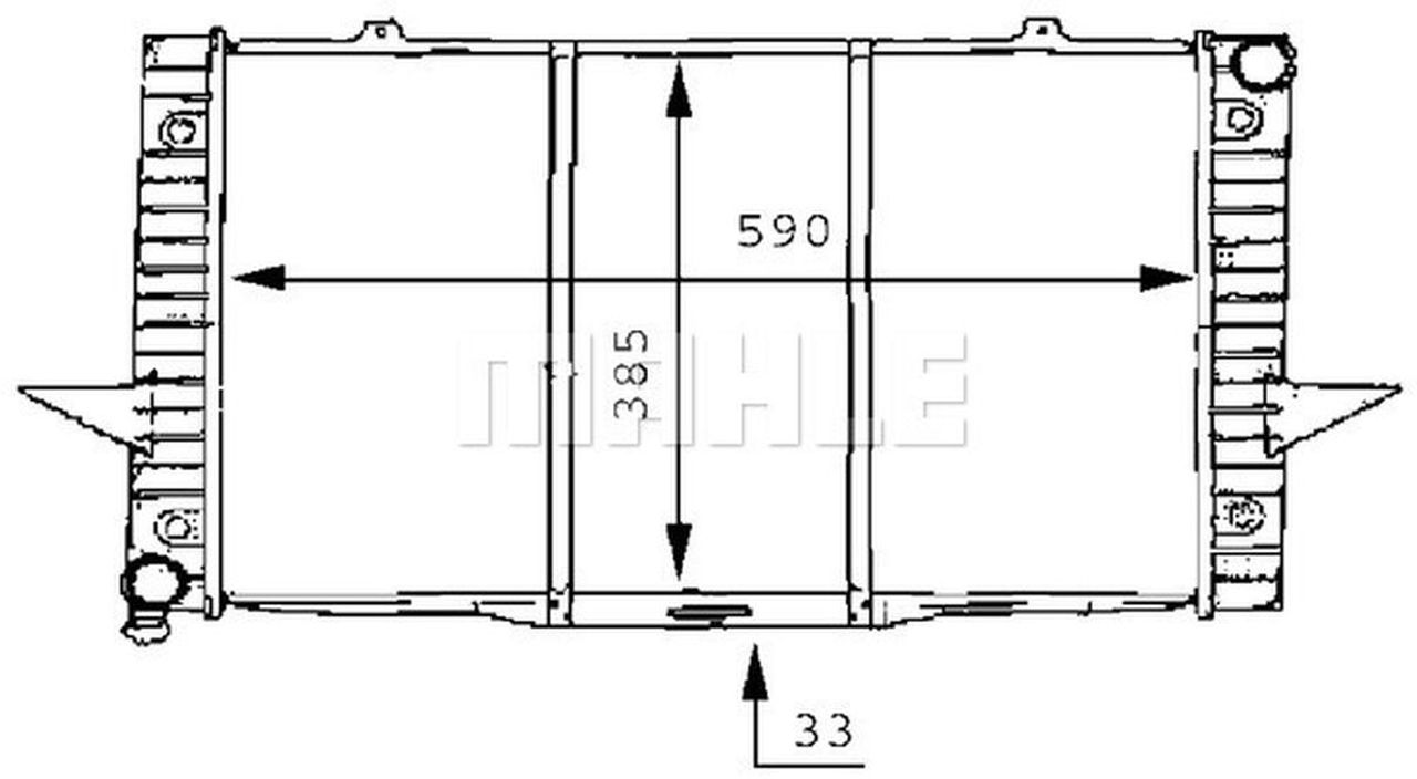 MAHLE PC Radiator CR165000S