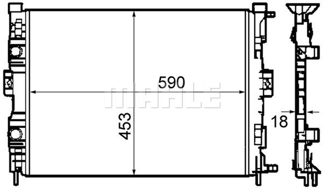 MAHLE PC Radiator CR1690000S