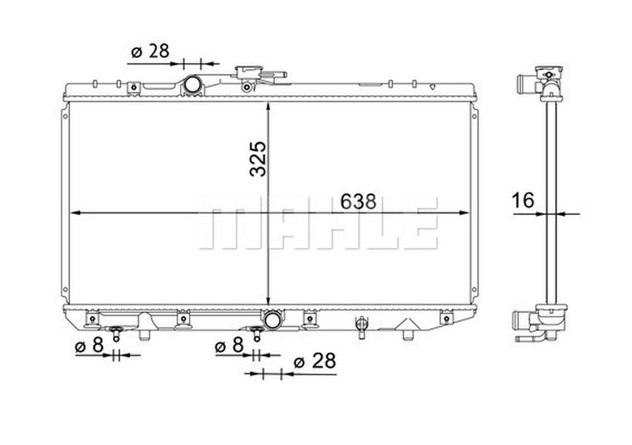 MAHLE PC Radiator CR1699000S