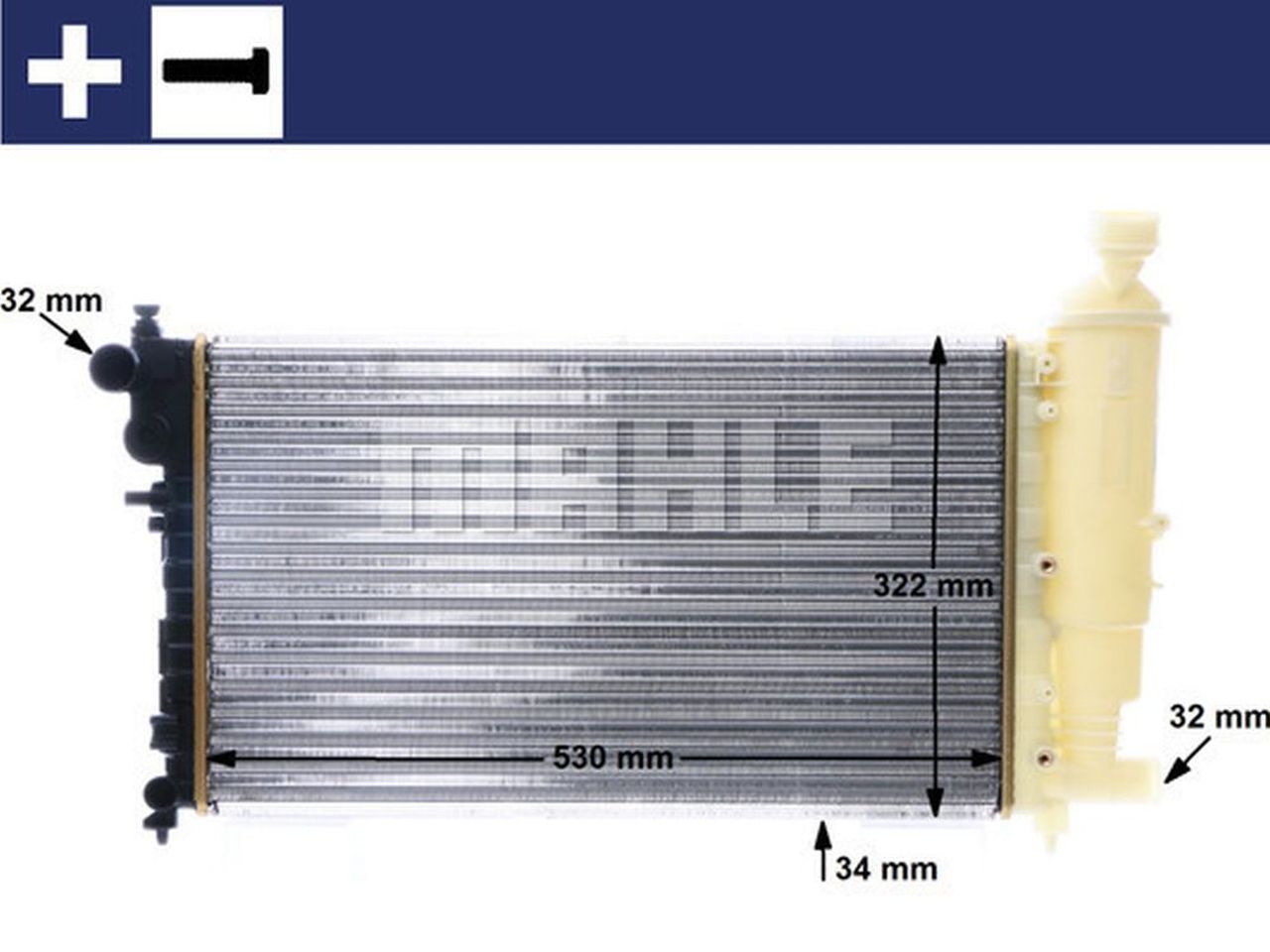 MAHLE PC Radiator CR169000S