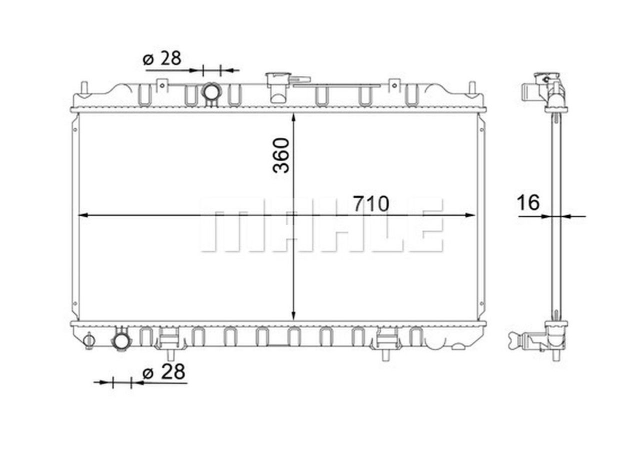 MAHLE PC Radiator CR1702000S