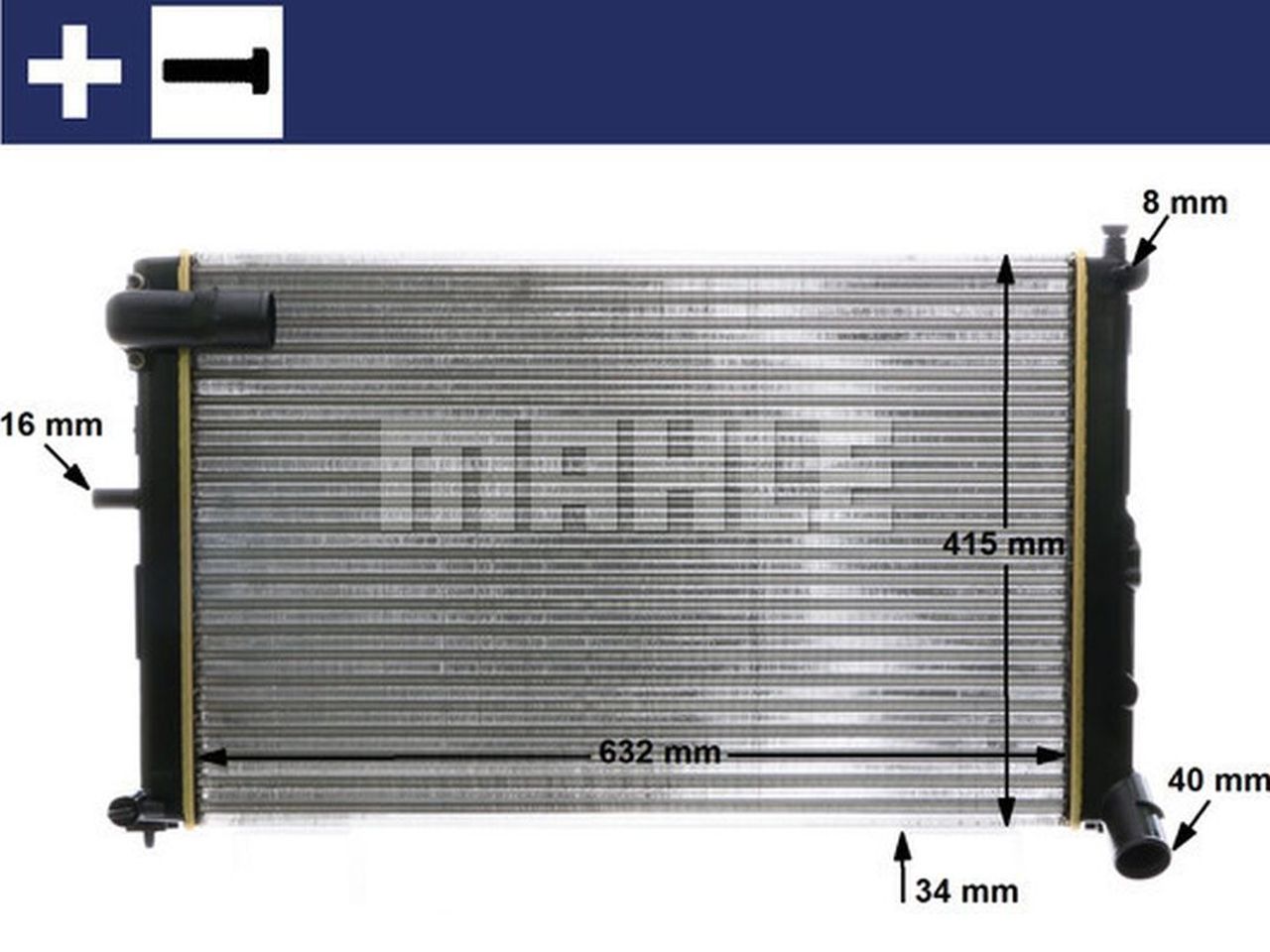 MAHLE PC Radiator CR171000S