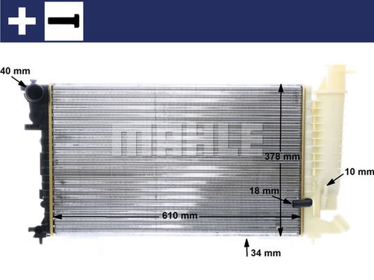 MAHLE PC Radiator CR172000S