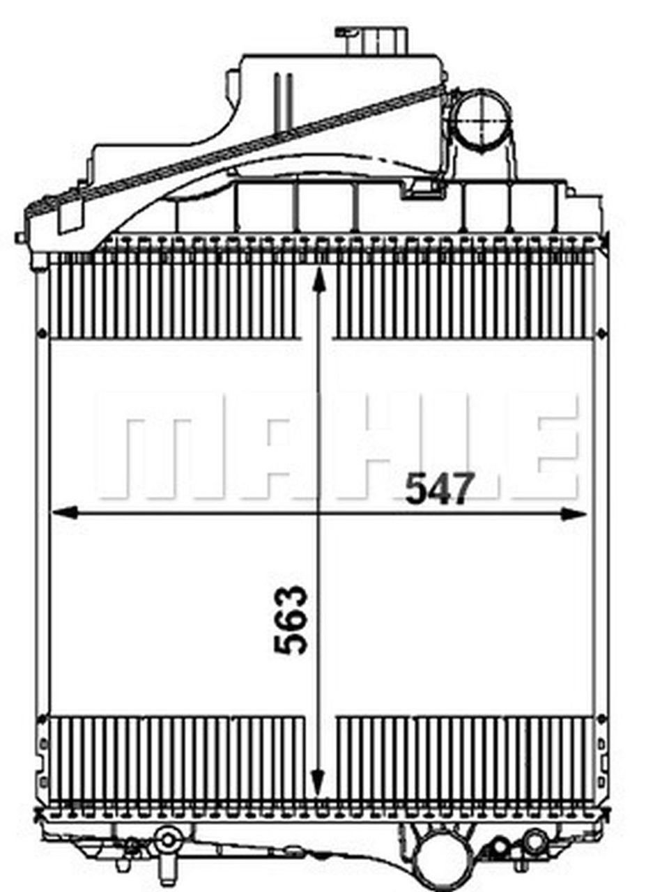 MAHLE OHW Radiator CR1730000P