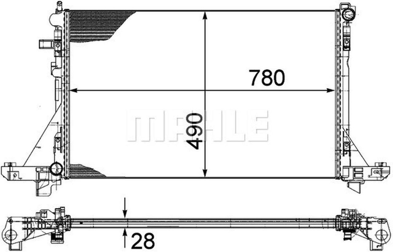 MAHLE LCV Radiator CR1770000P