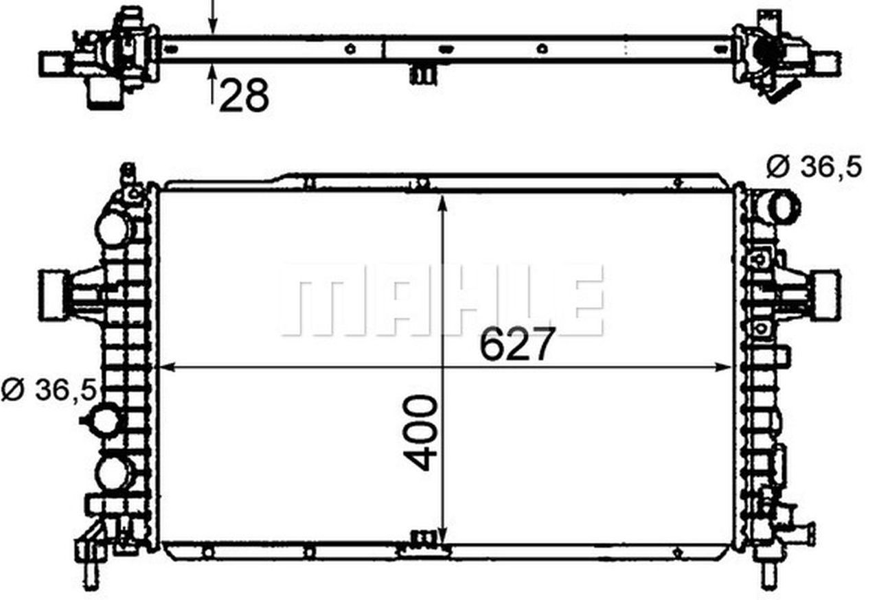 MAHLE PC Radiator CR1856000P