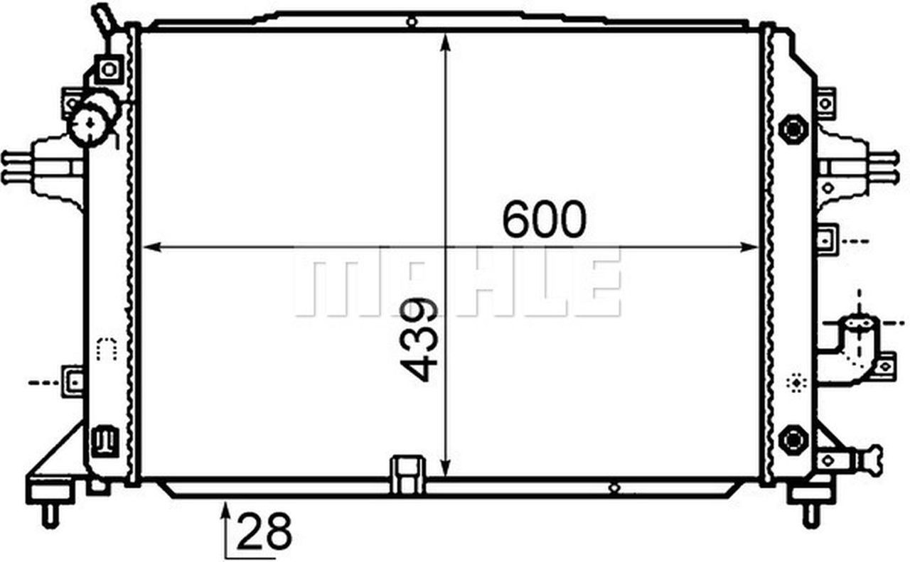 MAHLE PC Radiator CR1857000P