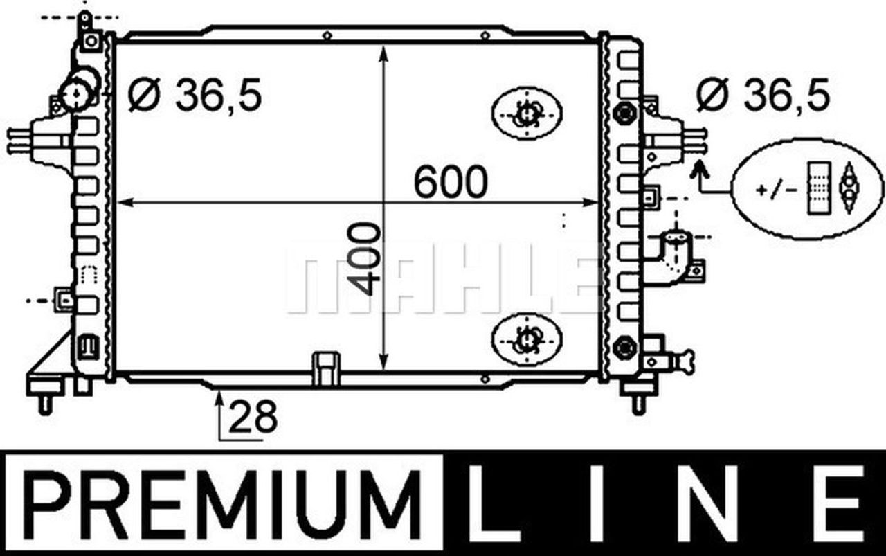 MAHLE PC Radiator CR1858000P