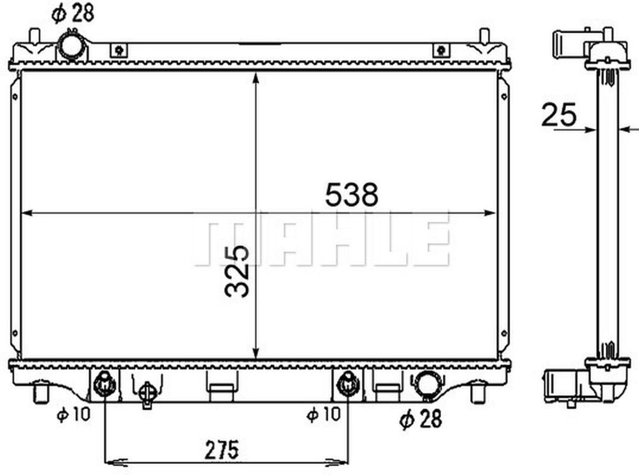 MAHLE PC Radiator CR1884000S