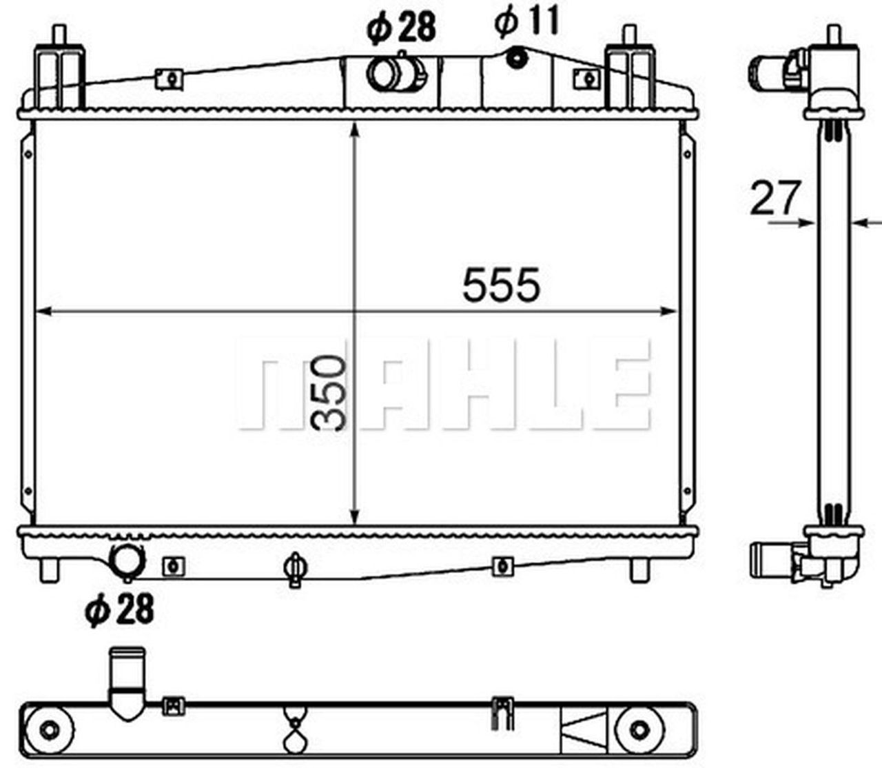 MAHLE PC Radiator CR1887000S