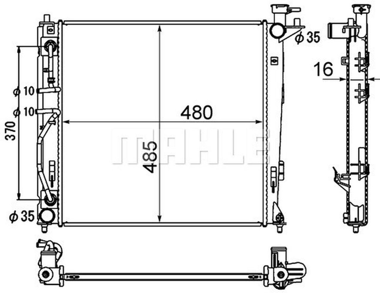 MAHLE PC Radiator CR1892000S