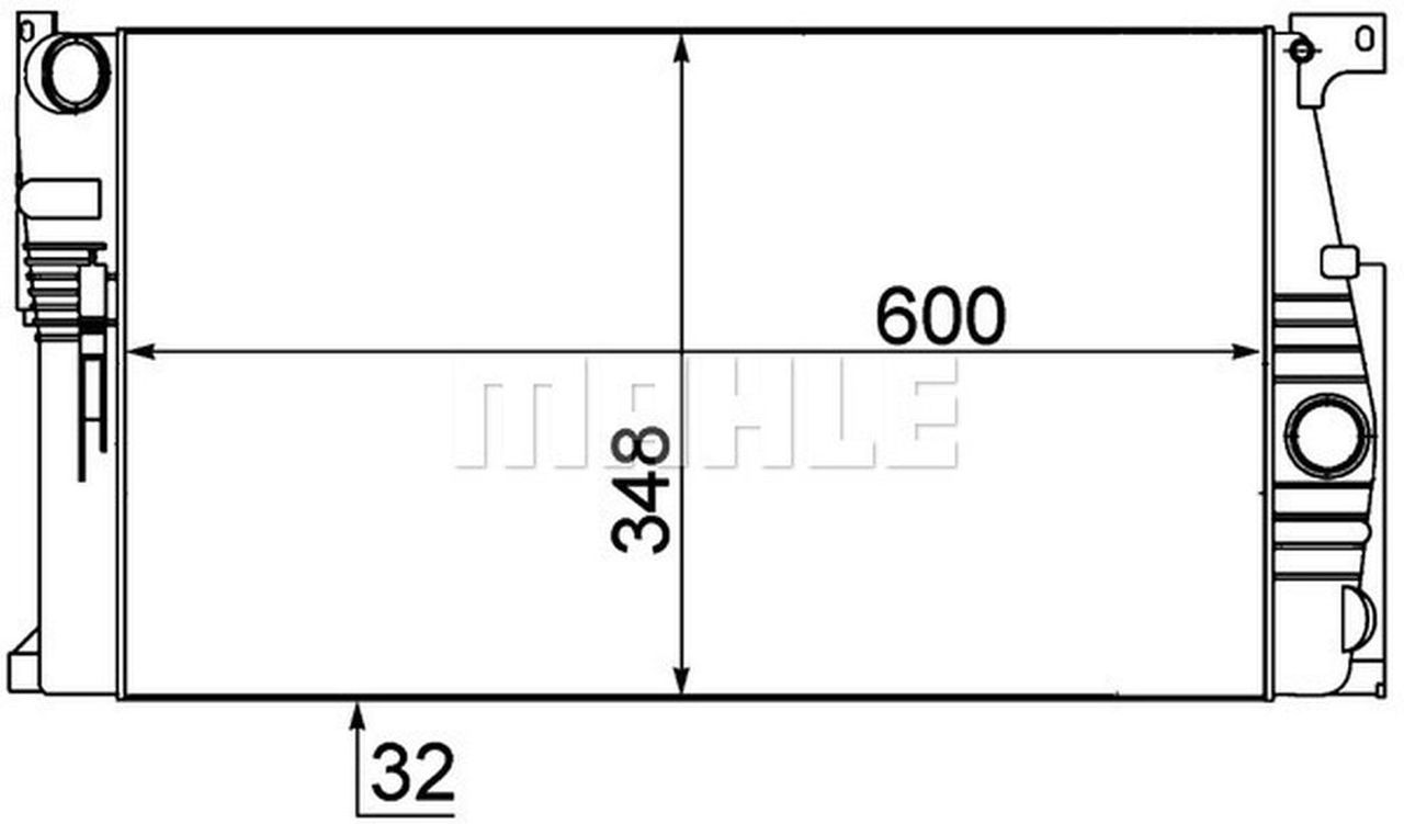 MAHLE PC Radiator CR1908000P