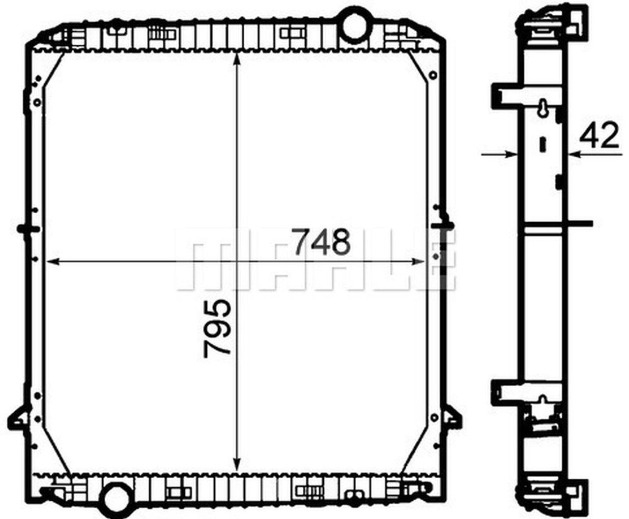 MAHLE Truck/Bus Radiator CR1912000P