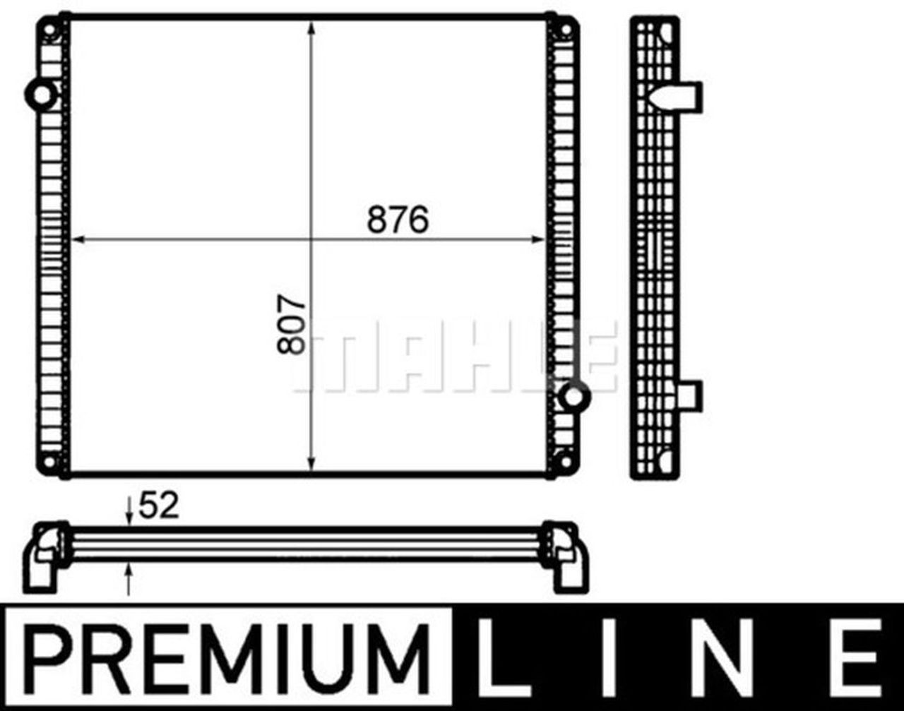 MAHLE Truck/Bus Radiator CR1916000P
