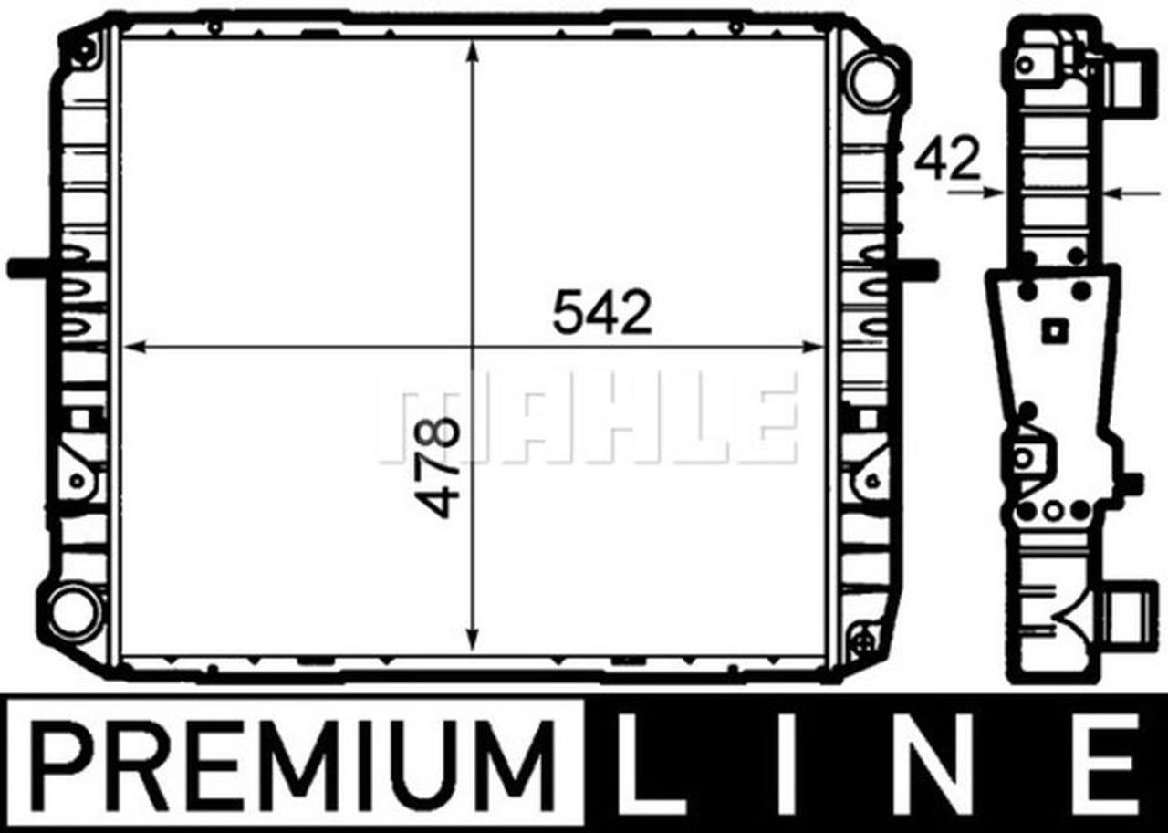 MAHLE Truck/Bus Radiator CR1919000P