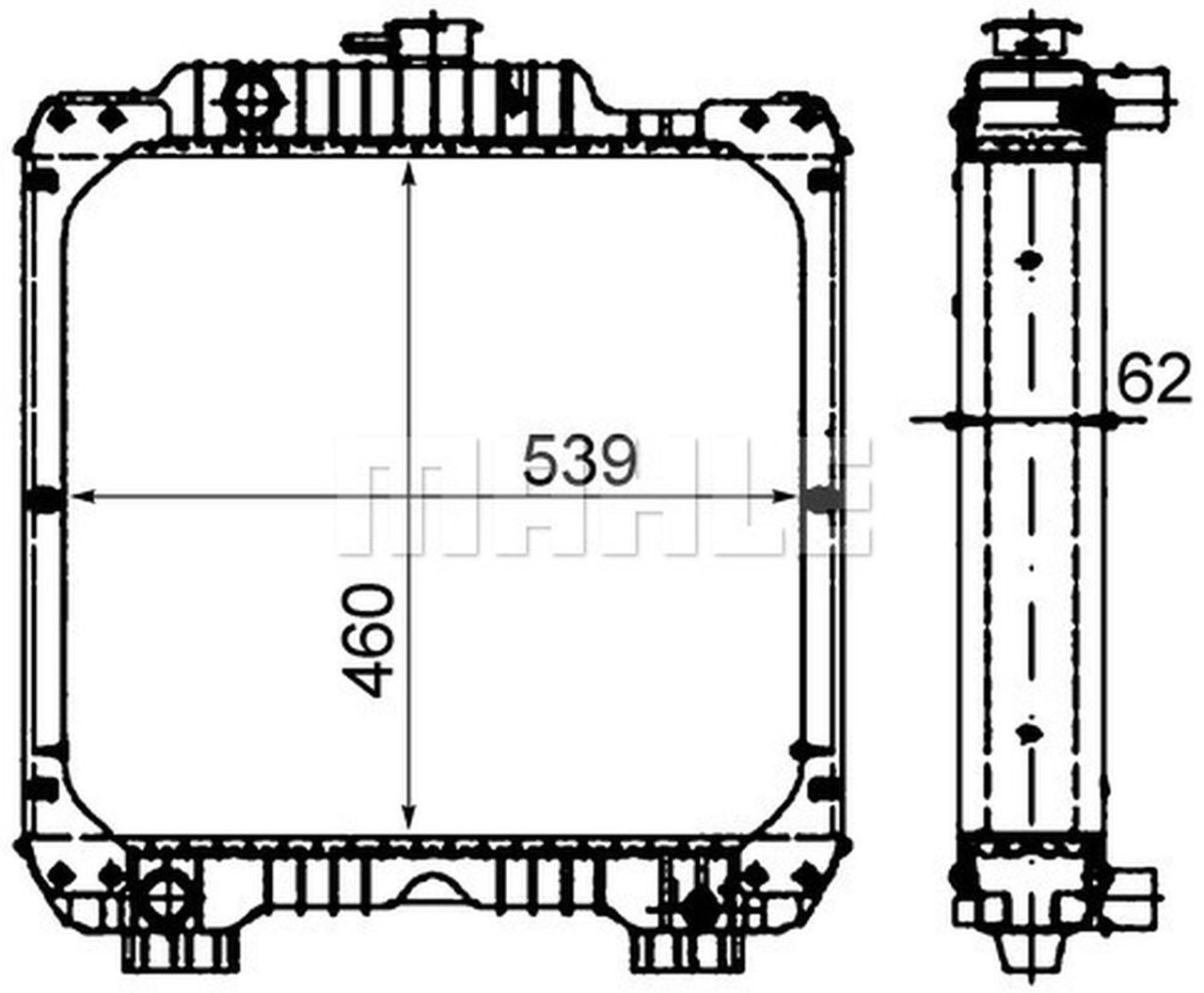 MAHLE OHW Radiator CR1926000P