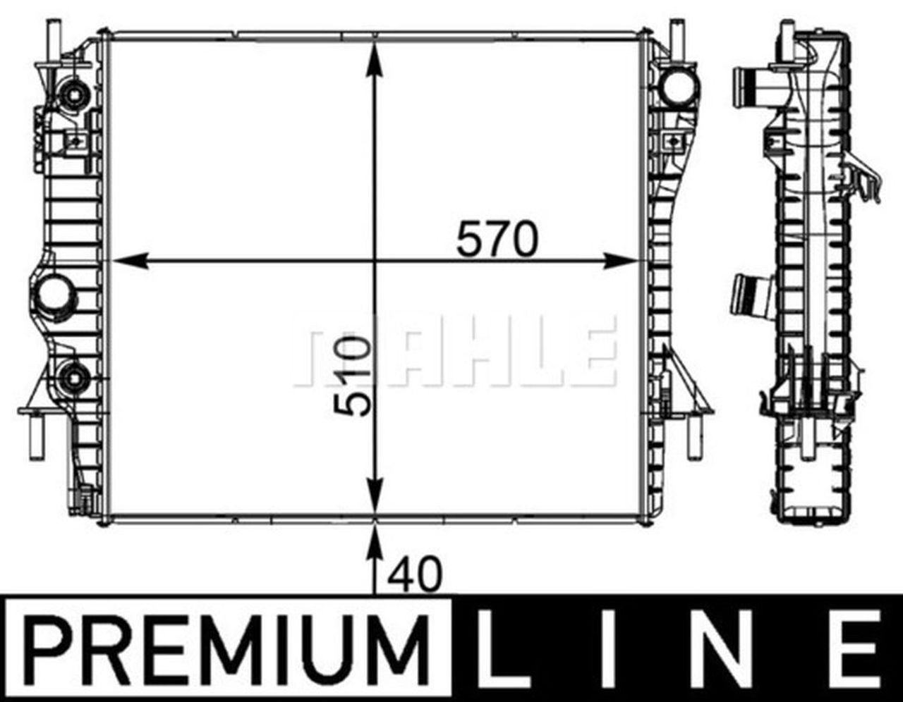 MAHLE PC Radiator CR1965000P