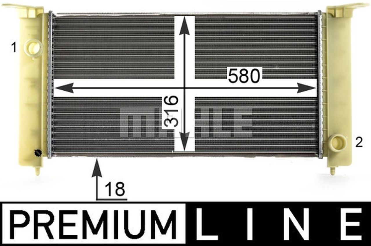 MAHLE PC Radiator CR1992000P