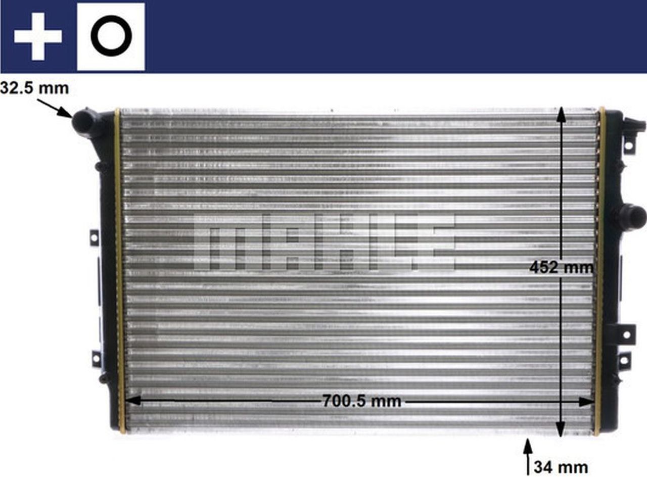 MAHLE PC Radiator CR2032000S