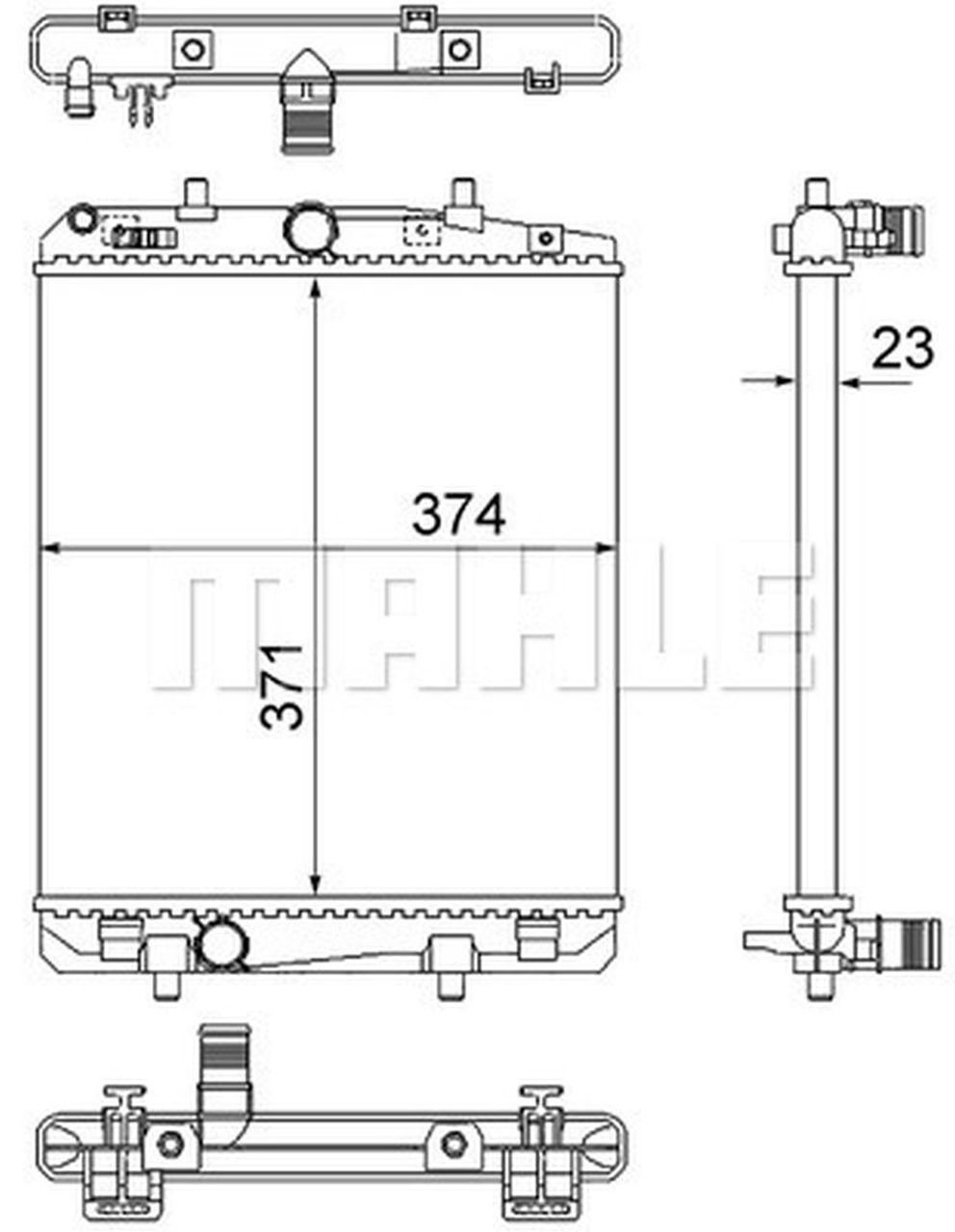 MAHLE PC Radiator CR2035000S