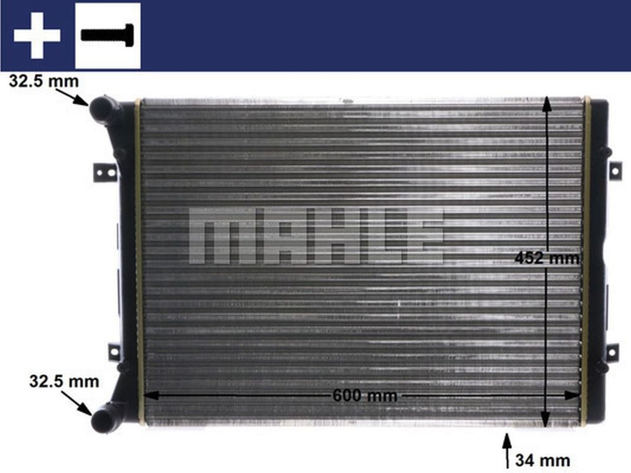 MAHLE PC Radiator CR2038000S
