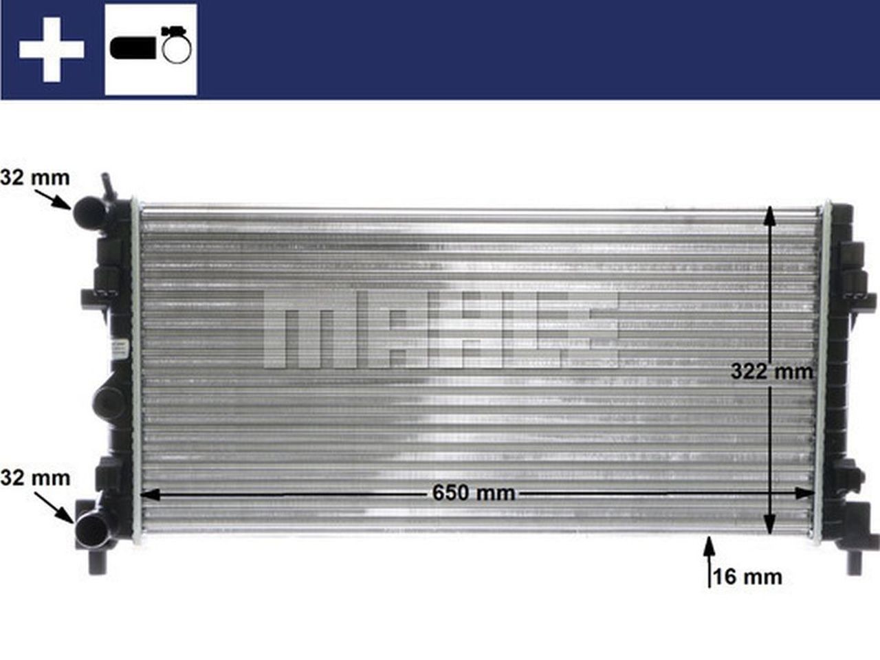 MAHLE PC Radiator CR2081000S