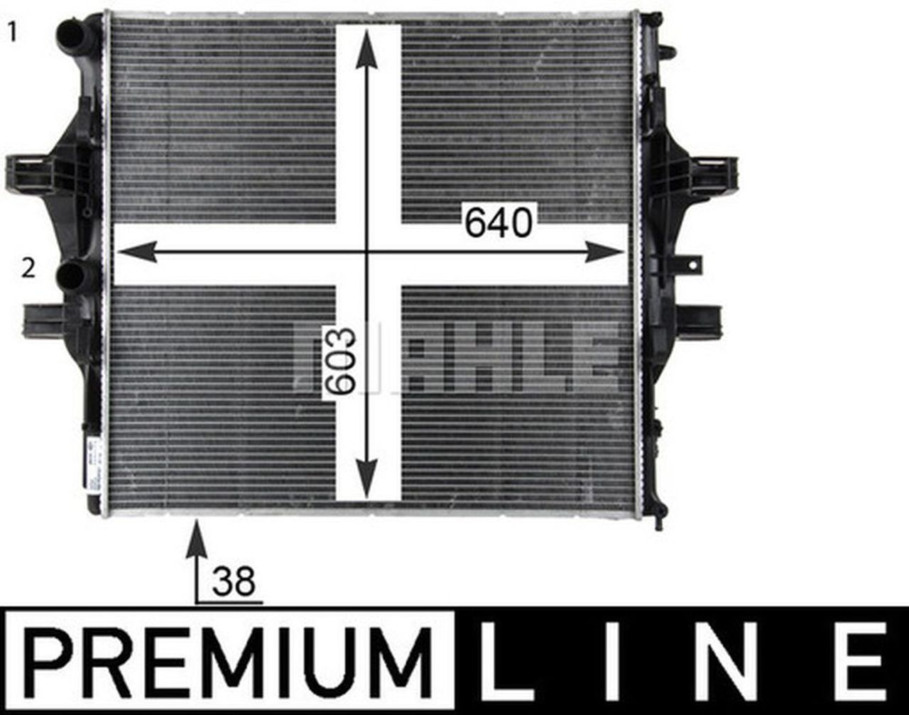 MAHLE LCV Radiator CR2088000P