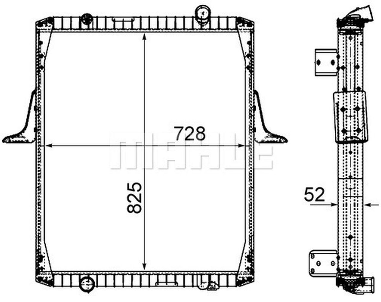 MAHLE Truck/Bus Radiator CR2091000P