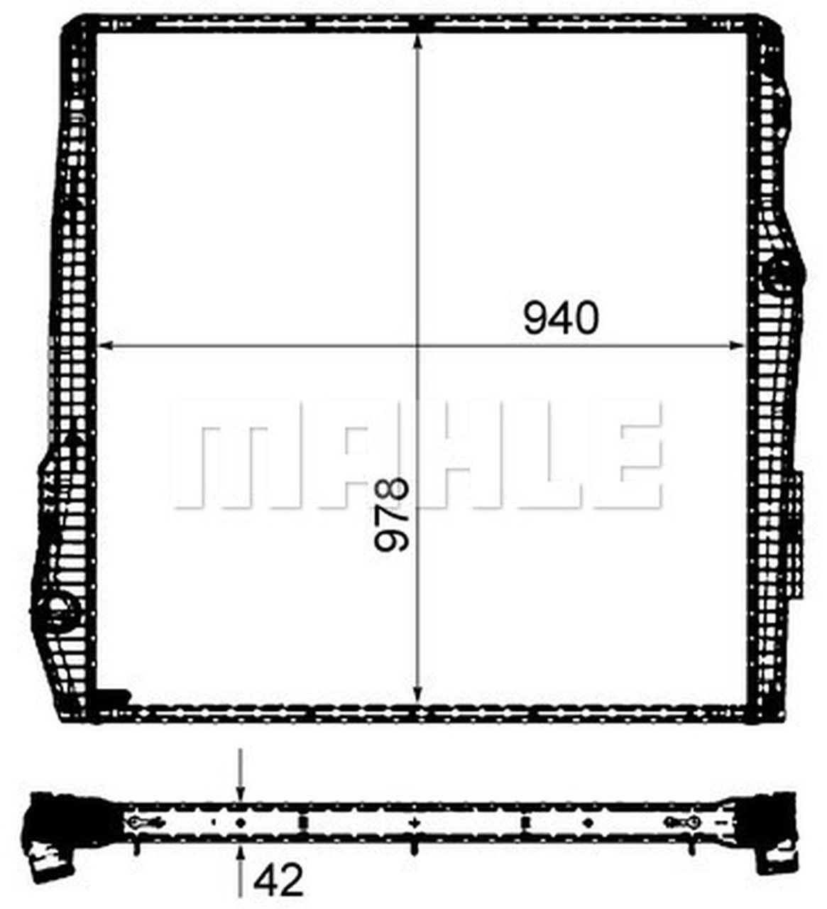 MAHLE Truck/Bus Radiator CR2093000P