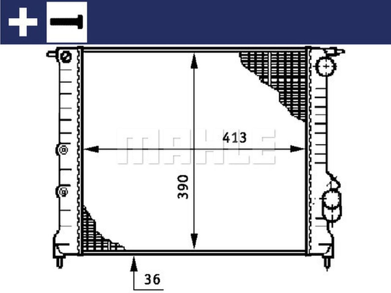MAHLE PC Radiator CR209000S