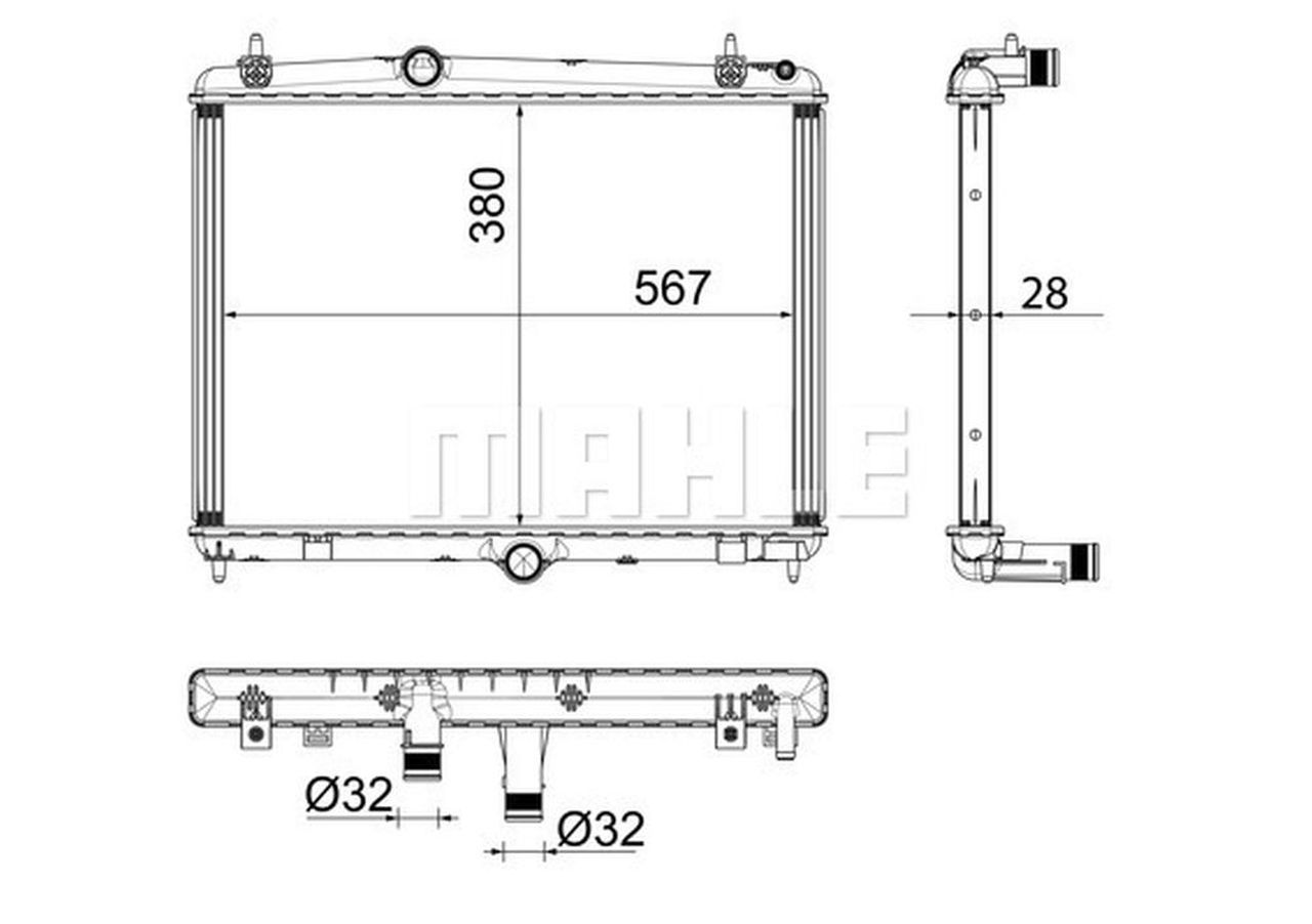 MAHLE PC Radiator CR2113000P