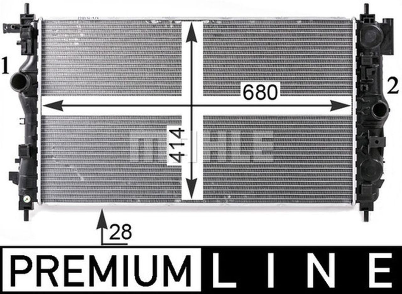 MAHLE PC Radiator CR2115000P