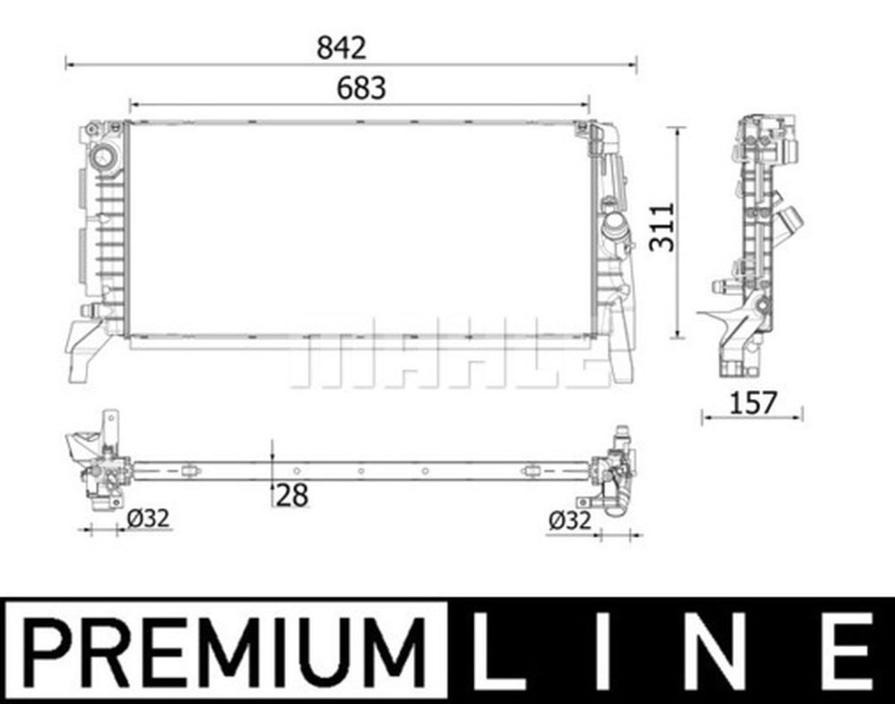 MAHLE PC Radiator CR2201000P