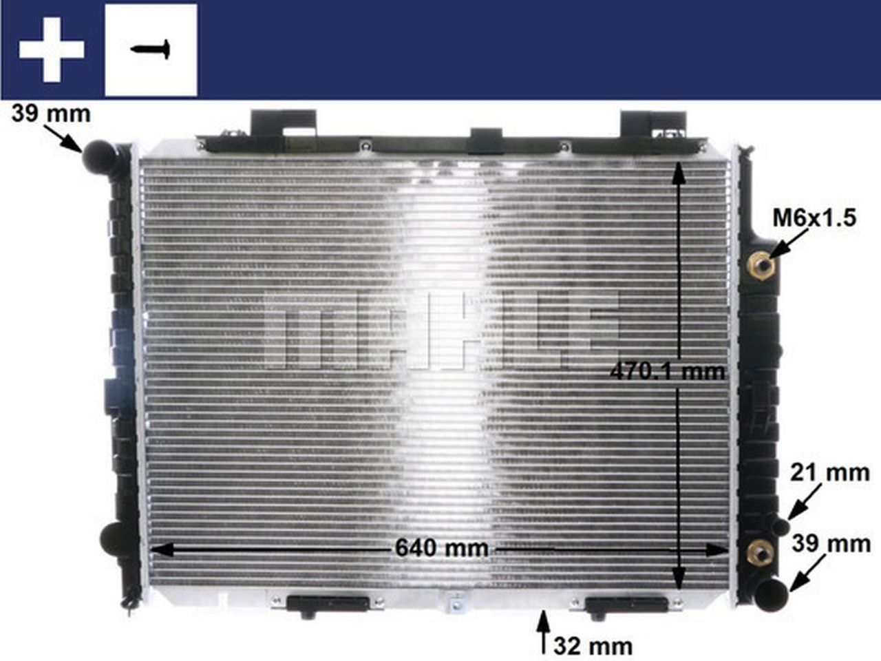MAHLE PC Radiator CR2204001S