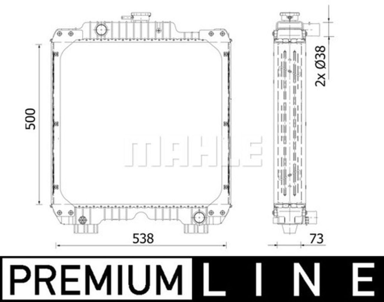 MAHLE OHW Radiator CR2292000P