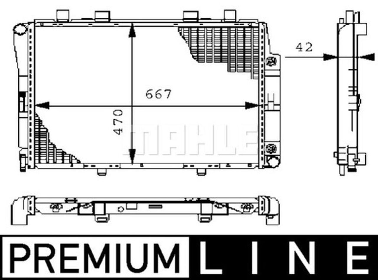 MAHLE PC Radiator CR246000P