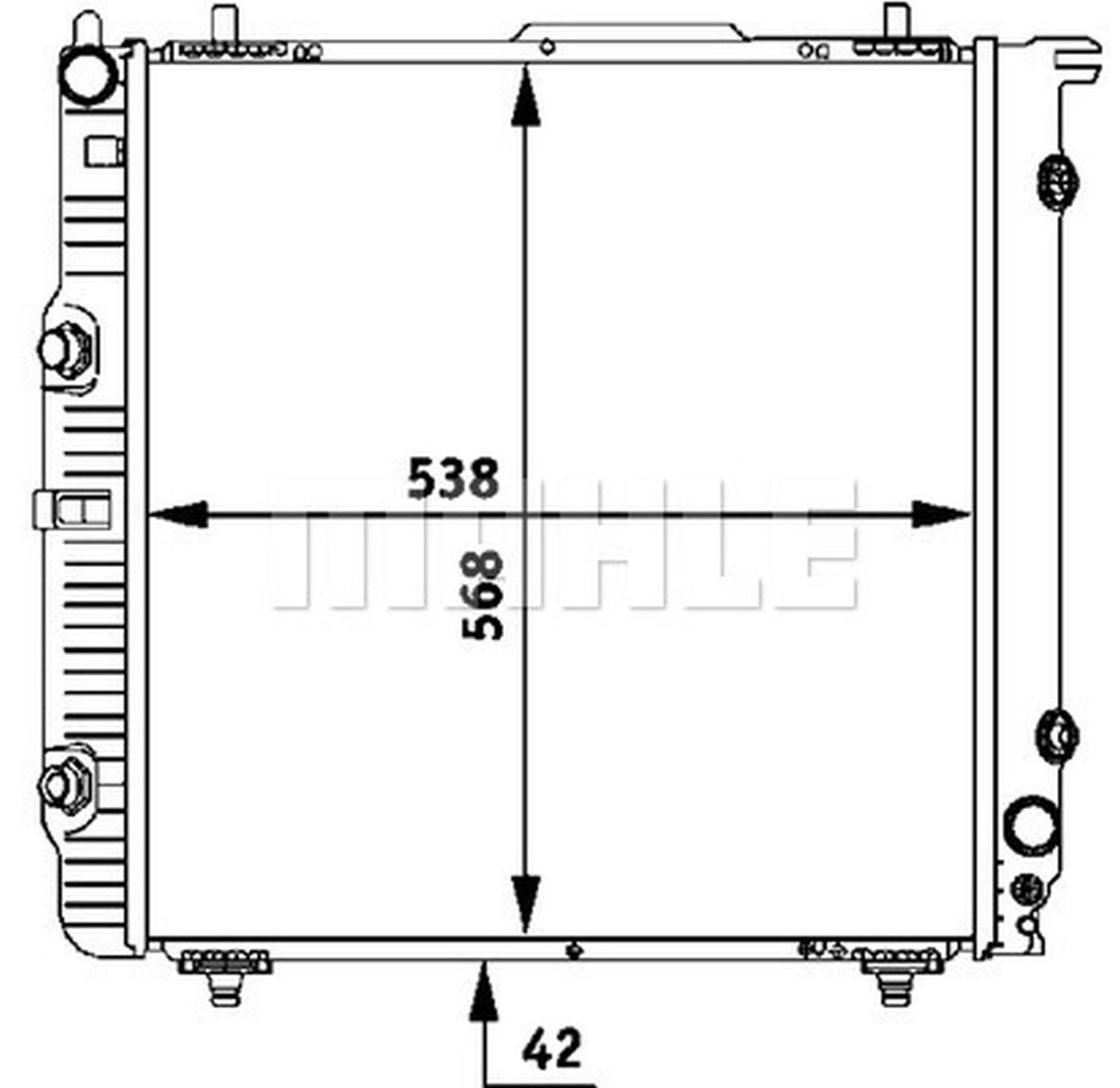 MAHLE PC Radiator CR285000P