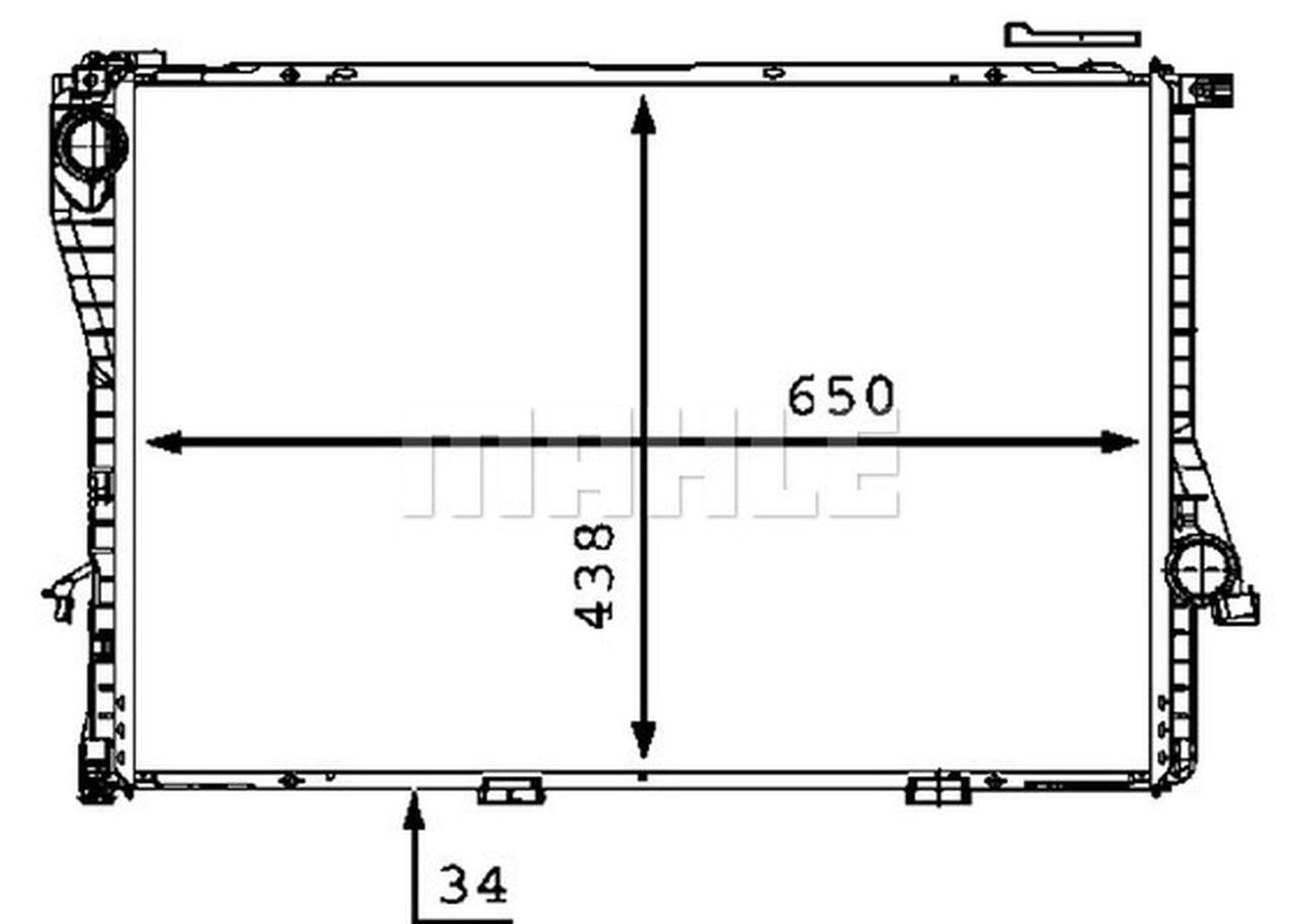MAHLE PC Radiator CR295000P
