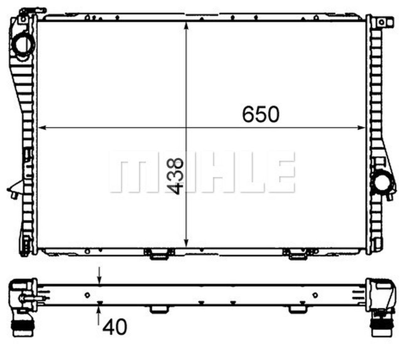 MAHLE PC Radiator CR295000S