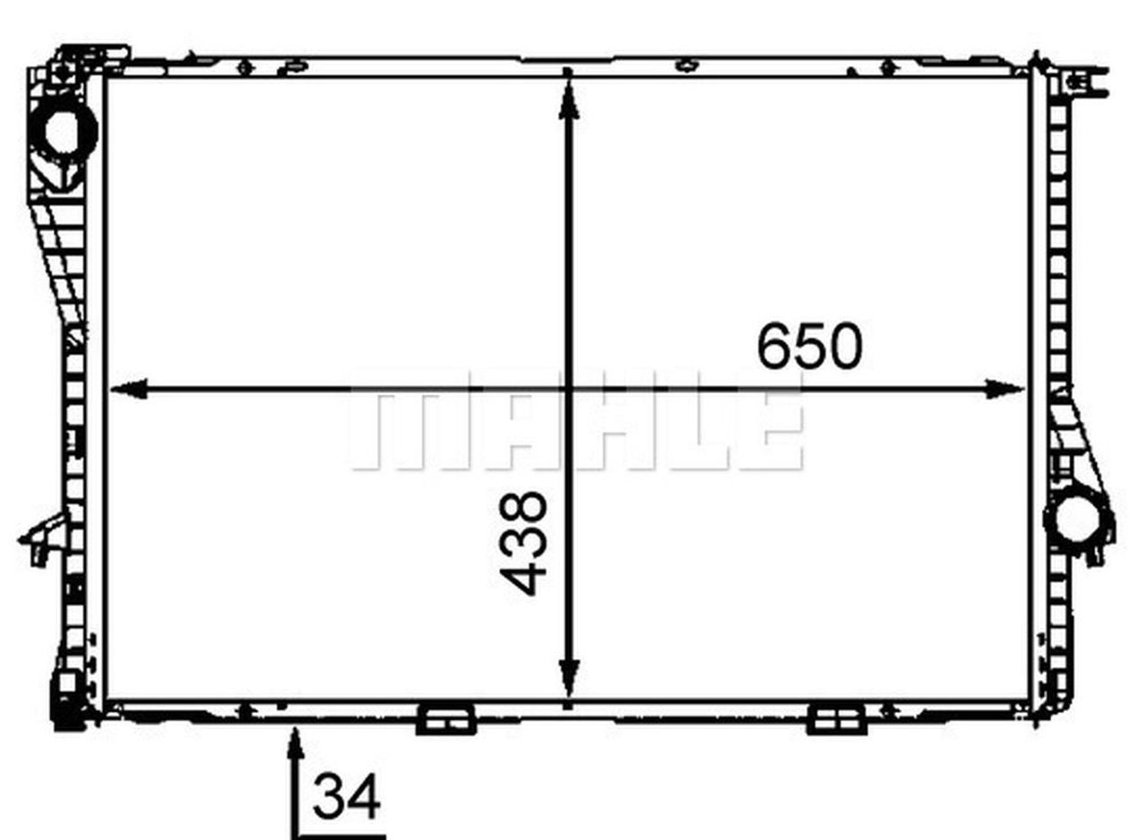 MAHLE PC Radiator CR296000S