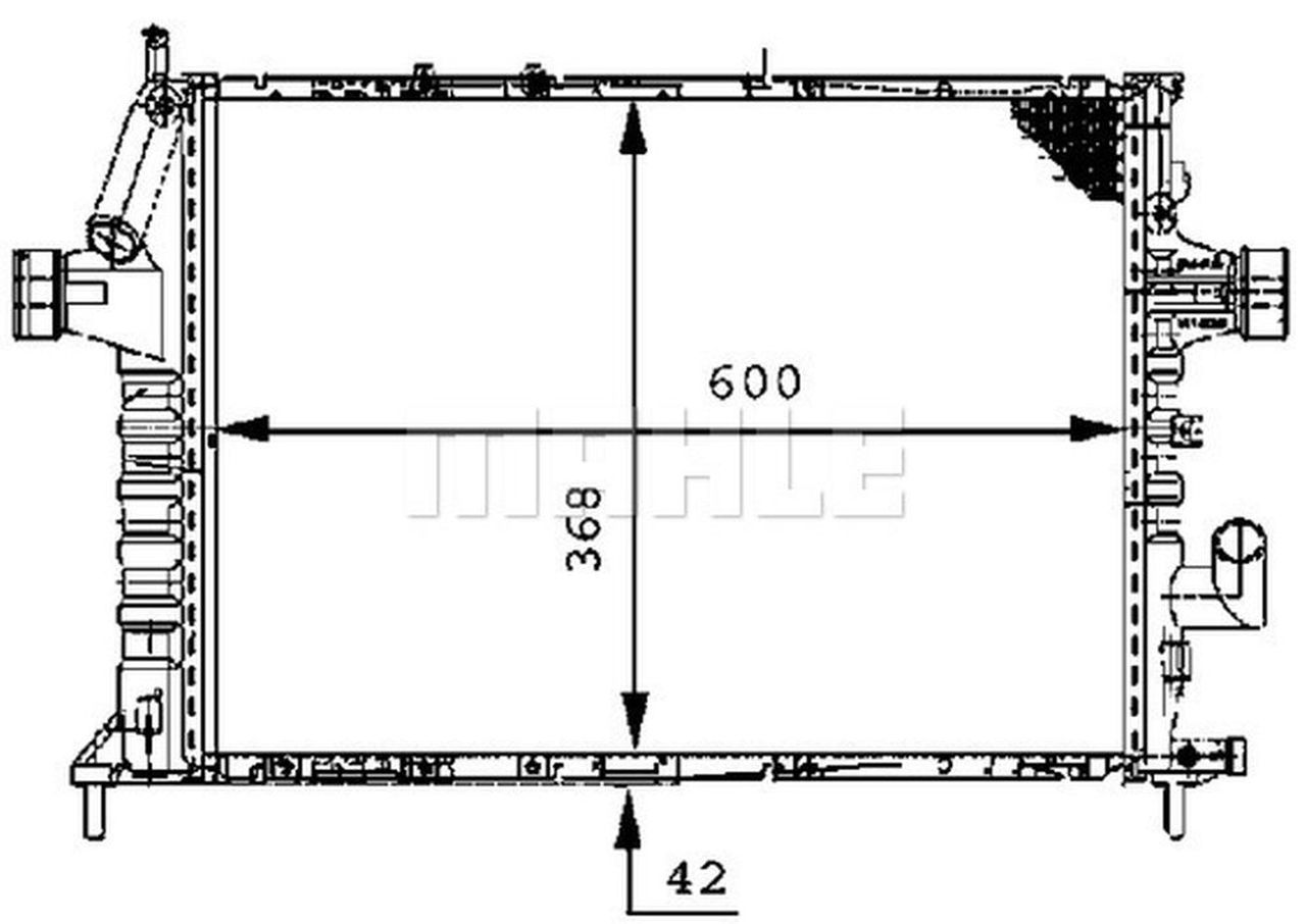 MAHLE PC Radiator CR305000S
