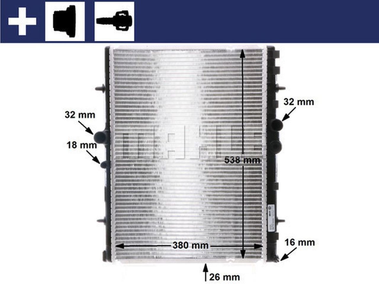 MAHLE PC Radiator CR31000S