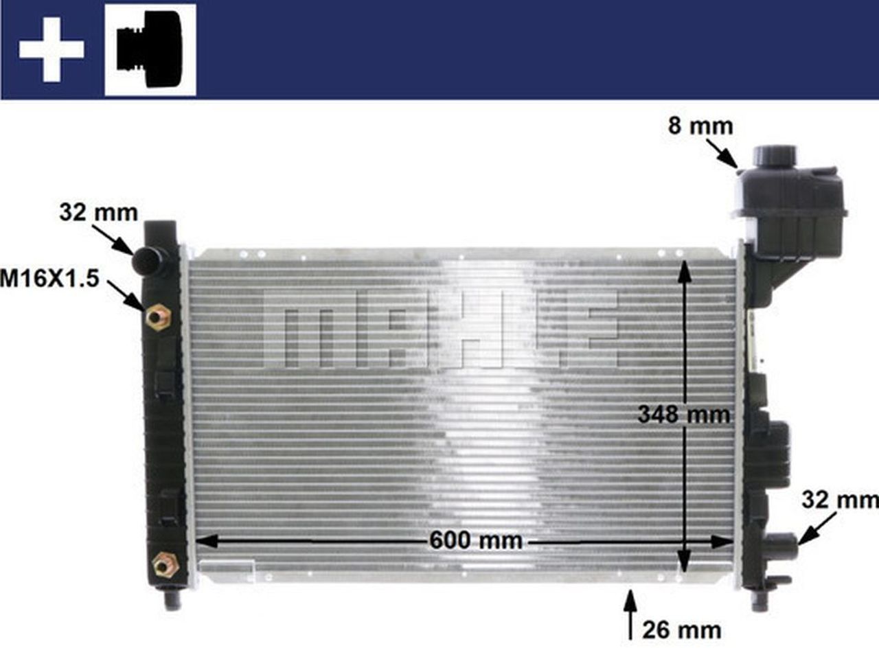 MAHLE PC Radiator CR323000S