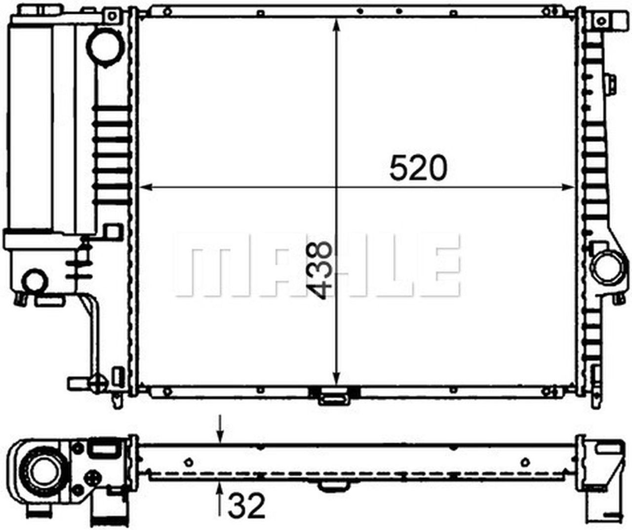 MAHLE PC Radiator CR327000P