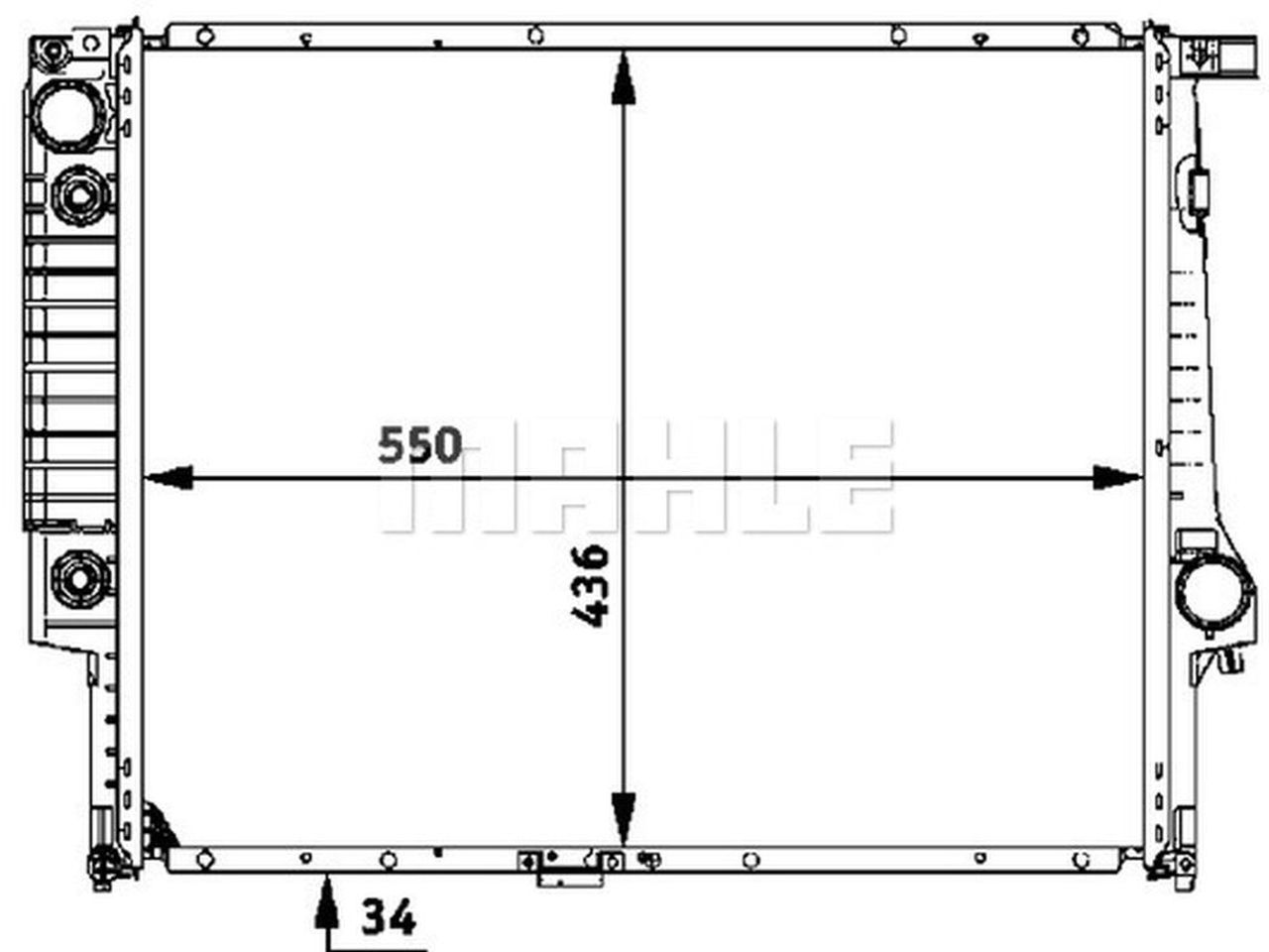 MAHLE PC Radiator CR328000P