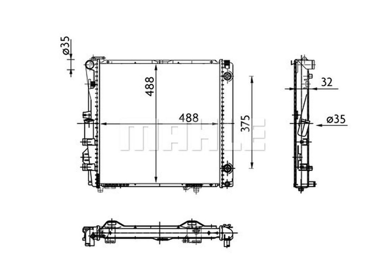 MAHLE PC Radiator CR339000S